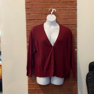 Cranberry cardigan